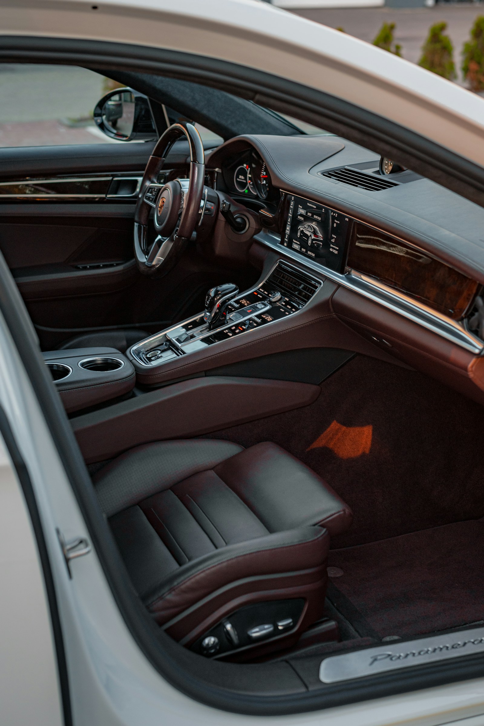 Clean car interior after treatment
